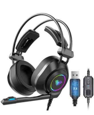 AULA Bangladesh S600 RBG gaming headset w/mute and RGB button NWOB