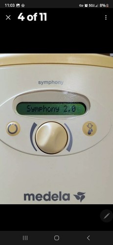 Excellent condition Medela Symphony 2.0 pump W/ 758 hrs & 1800 8oz Storage Bags! - Picture 2 of 5