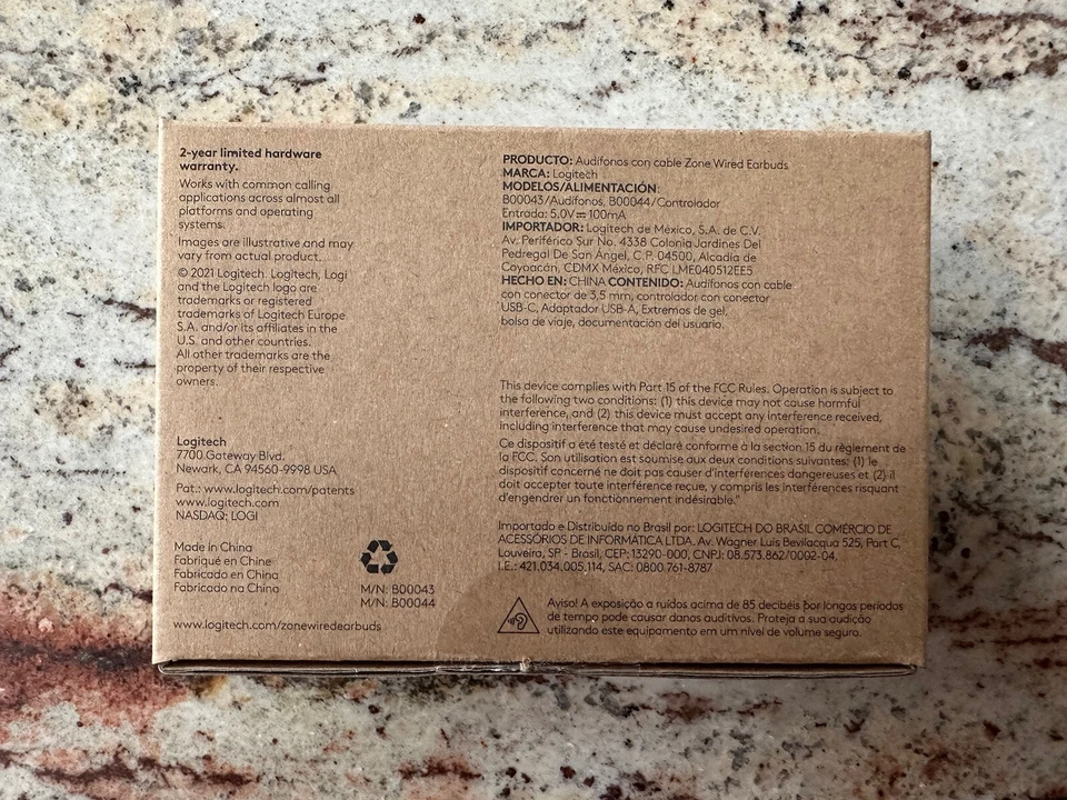 Logitech Zone Wired Earbuds Brand New Sealed - Image 3 of 4