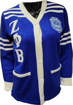 Buffalo Dallas Zeta Phi Beta Cardigan Sweater