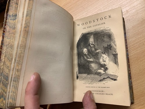 1863 SIR WALTER SCOTT THE TALISMAN/CANONGATE/WOODSTOCK ANTIQUE HB BOOK (P4) - Picture 18 of 23