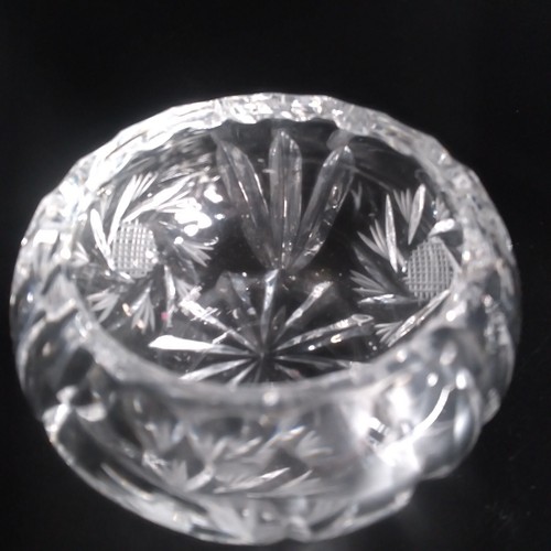 Brilliant Small Creamer & Sugar Spinning Star w Cross Hatch Center Notched Edges - Picture 3 of 11