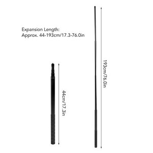 1.9m 79 Inch Selfie Stick Bullet Time Selfies Stick pour O HBA