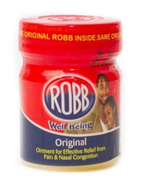 12 x ROBB Original Salbe Effektive Linderung von Schmerzen & verstopfter Nase 25g