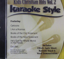 Kids Christian Hits Vol 2, Christian Karaoke Style NEW CD G Daywind Sealed