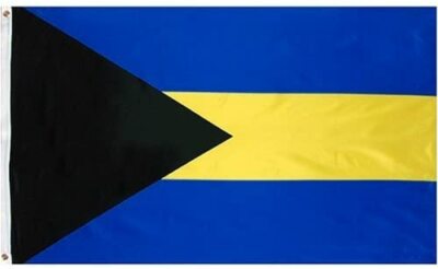 3x5 Bahamas Flag Country Banner Caribbean Island Pennant New 100D BLUE