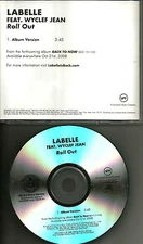 Patti LABELLE Roll out w/ WYCLEF JEAN & NONA HENDRYX PROMO DJ CD Single fugees