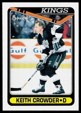 1990-91 O-Pee-Chee Keith Crowder #476 Los Angeles Kings