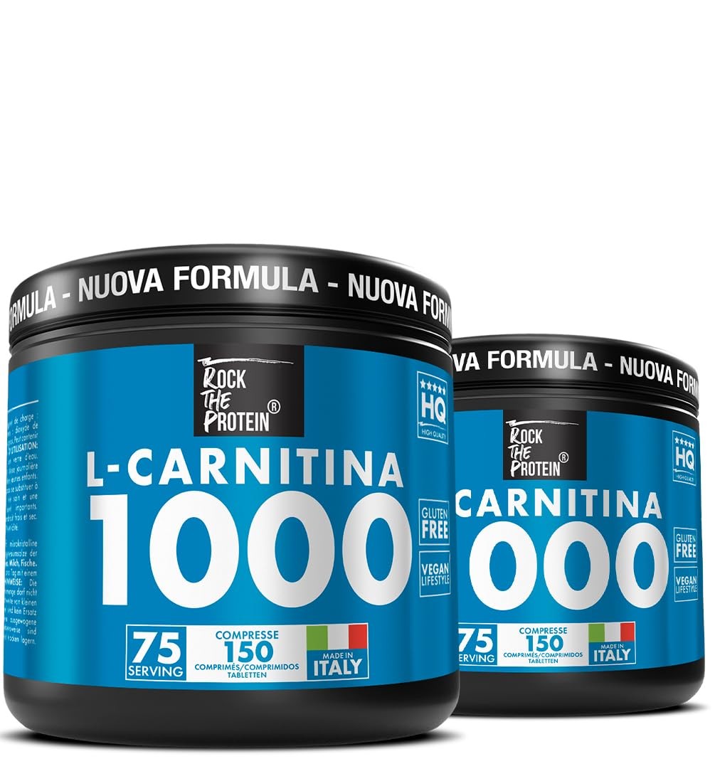 L-Carnitina 1000mg Tartrato 300 Cpr: Massimizza il Brucia Grassi Pre-Workout