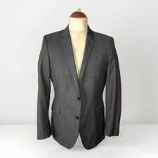 Strellson "Allen-Mercer" Grey Virgin Wool Blazer - Size 48