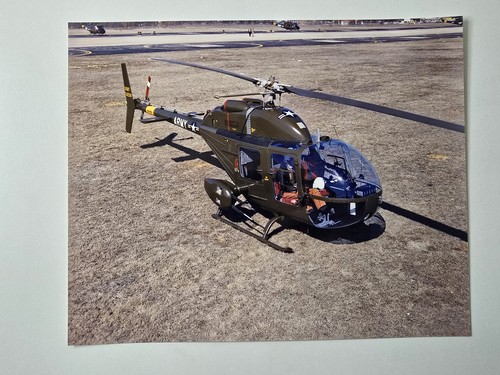 Bell OH-4A 62-4204 Experimental Armament Test 1964 8x10 Photo Collectible