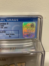 Nes Goonies 2 BRAND NEW FACTORY SEALED Box H-SEAM Nintendo RARE 7.5. Cgc PSA VGA