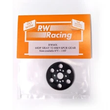 RW Racing RW64X-80T - Ultralight Machined 1/10 TC Spur Gear, XRay, 64P 80T