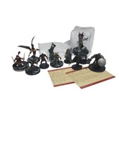 Miscilaneous Lot of 11 Miniatures 2 With Cards TTRPG Dungeons and Dragons Dnd