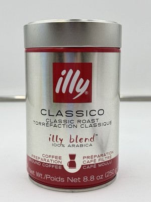 Illy Classico Ground Drip Coffee 8.8 Ounce EXP 01/2027