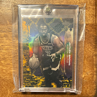 Topps Chrome 2025-26 Cactus Jack Jaylen Brown #2 Gold Refractor /50 Celtics