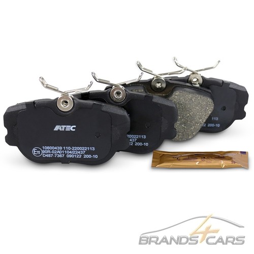 ATEC 4x BREMSSCHEIBE+BREMSBELÄGE+BREMSBACKEN VORN+HI FÜR MERCEDES 190-ER W201 - Photo 5/12