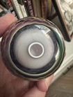 STUART ABELMAN ART GLASS Iridescent MARBLE/PAPERWEIGHT  Signed — photo 4