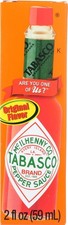 TABASCO Original Red Pepper Hot Sauce 2oz Bottles 24 Pack Made in USA New