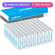 Fuspower AA Batteries Long Lasting: 1.5V Double AA Batteries 100 Pack -... 0.30 per gallon