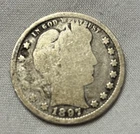 1897 BARBER QUARTER 25C NO MINT MARK PHILIDELPHIA SILVER CIRCULATED LIBERTY HEAD