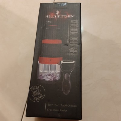 Hells Kitchen Prep Set - Food Chopper And Peeler