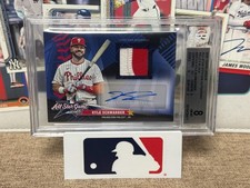 2025 Topps Update Kyle Schwarber #05/10 All Star Stitches Autograph Relics Black