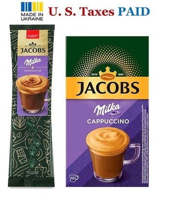 Jacobs Milka 3in1 Cappuccino Instant Coffee Mix Individual Sachets 18g
