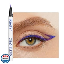 evpct Chameleon Duo Chrome Liquid Eyeliner, Light Royal Blue Glitter Metallic