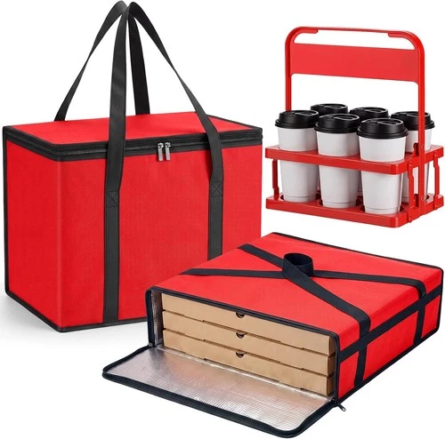 3 Set Insulated Food Delivery Bag Kits 16" X 10" X 13" Insulated Delivery Bag deal from eBay