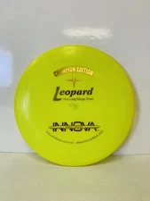 Vintage Innova Champion Leopard Disc Golf Chartreuse Gold Stamp Driver FIRST RUN