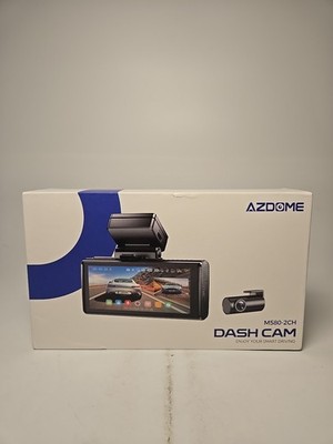 AZDOME 5K Dash Cam 5GHz WiFi GPS Parking Mode Dual Dash Camera 4''Screen 64G Card