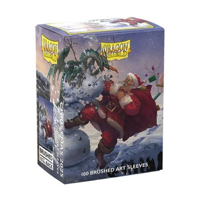 Dragon Shield Standard size Brushed Art Sleeves - Christmas 2025 (100 Sleeves)
