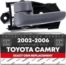 Interior Front or Rear Driver Door Handle - Compatible with 1997-2001 - Gray Sa