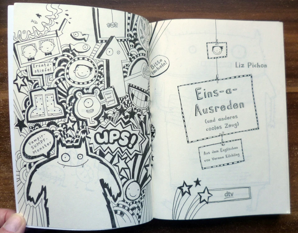 Liz Pichon, Tom Gates, Eins - a- Ausreden und anderes Zeug - Bild 2 von 4