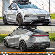 For 25-26 Tesla Model Y Yofer Matte Black Fro...