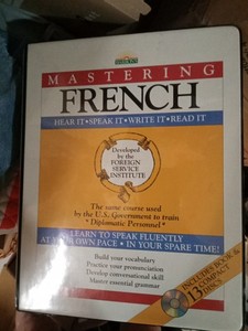 Mastering French Barrons 4 CD Only No 13 And Book With Nice Case Binder