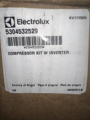 New Genuine OEM Electrolux/Frigidaire Compressor -  5304532529