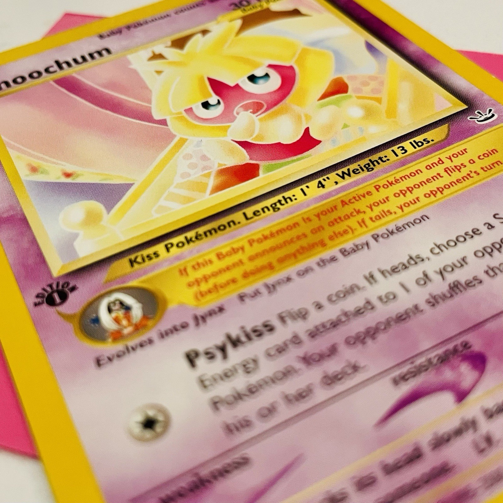 Pokémon TCG Smoochum Card Neo Revelation 54/64 1ST EDITION NM