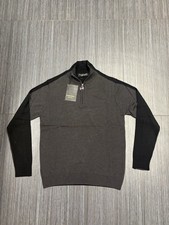 Stefano Ricci Long sleeve t shirt - Antrasit/Black - Size S/48