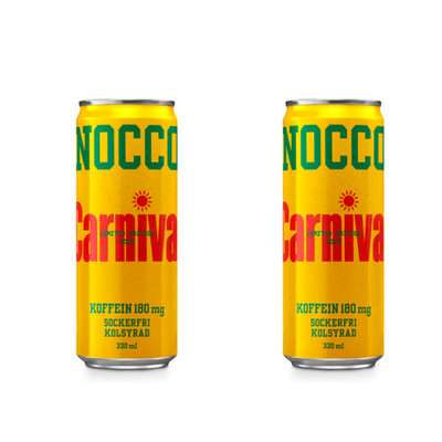 NOCCO Carnival BCAA Energy Drink 330ml Choose 1 2 4 Cans