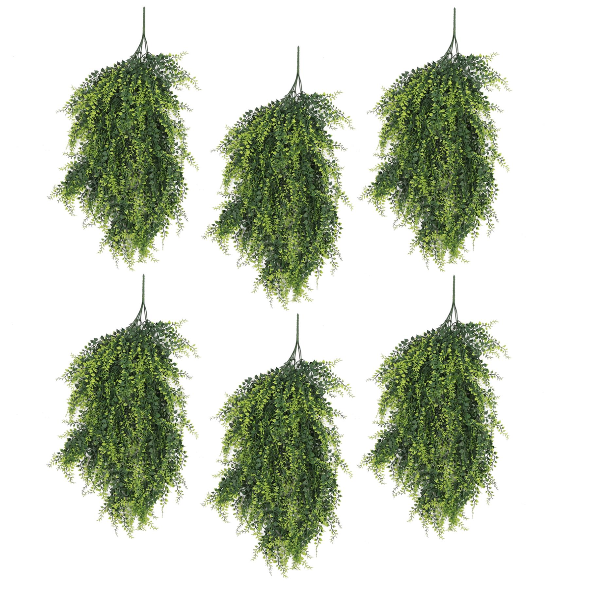 Leaf Pack Of 6 X Hanging Uv And Fire Resistant Artificial Foliage Plant 85Cm - Image 2