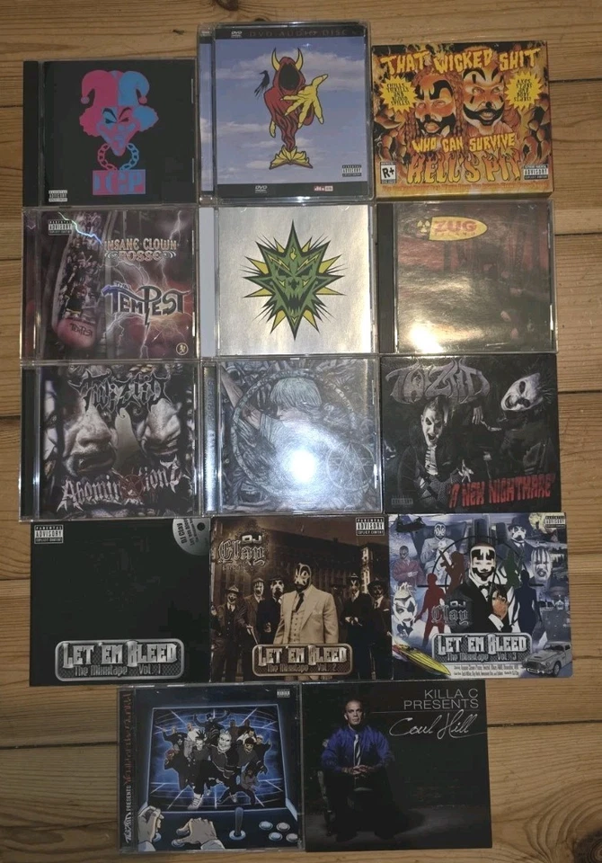 Icp Twiztid, Insane Clown Posse, Juggalo, Cd Lot 14 CDs