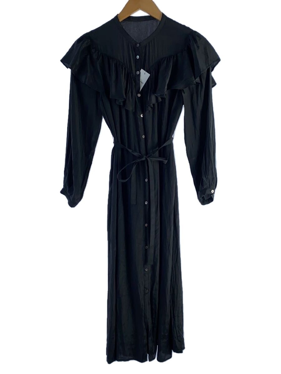 STRATA Long Sleeve Black Polyester Dress SEJ0017