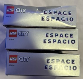 Lot of 3 &ndash; LEGO City Space Construction Mech 60428 &ndash; NIB