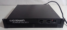 Crown Power Tech 2 2-Channel Power Amplifier Rack Mountable - Tested  Working
