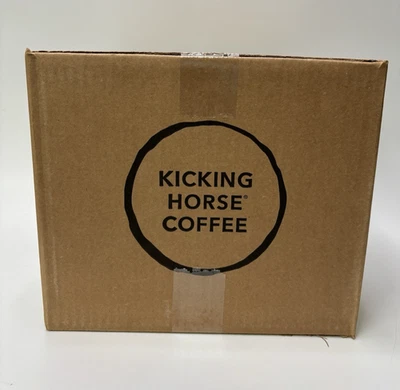 KICKING HORSE COFFEE Three Sisters Medium Roast Coffee Organic Arabica Ground Brew, Bean 1 Case 35.2