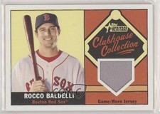 2010 Topps Heritage Clubhouse Collection Relics Rocco Baldelli #CCR-RB gh4