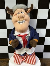 1997 INFAMOUS MEANIES BULL CLINTON 8" Plush