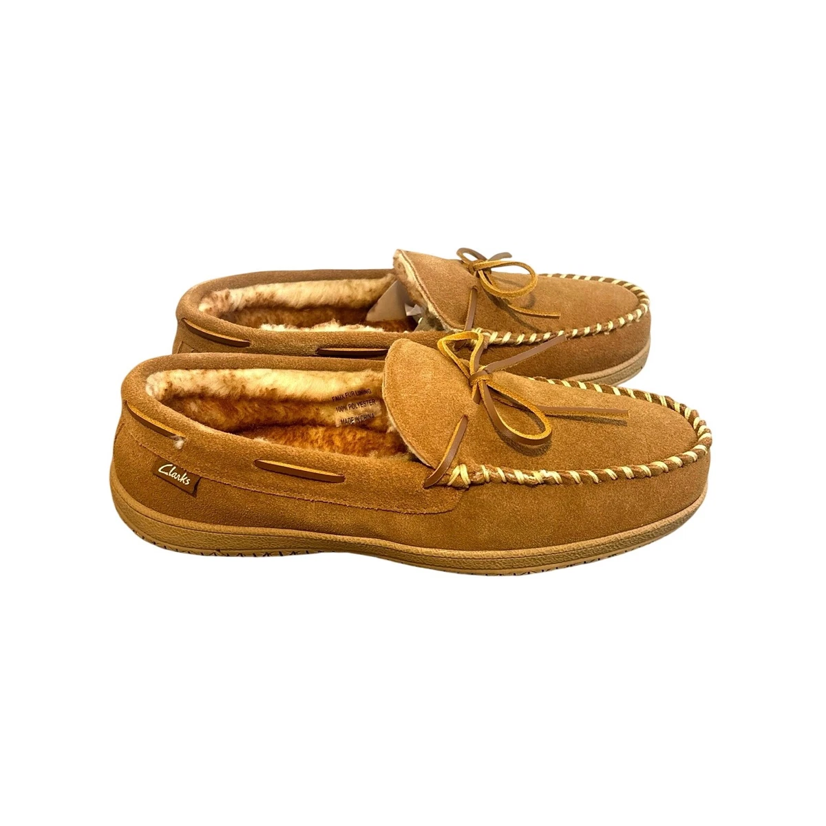 Clarks Suede Moccasin Slippers for Men for sale | eBay display picture 1